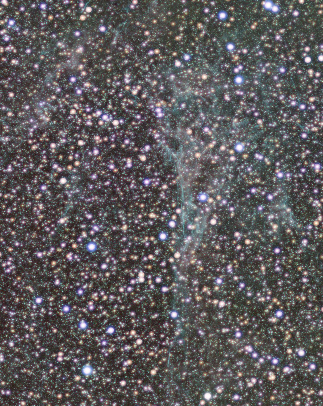 Pickering's triangle in Veil Nebula